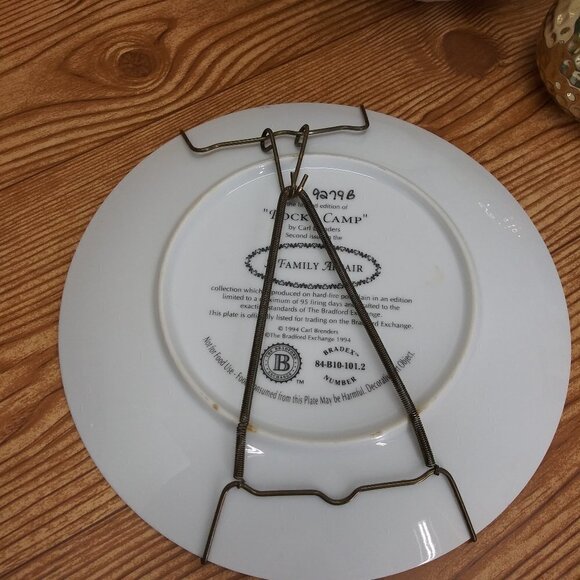 BRADFORD EXCHANGE Rocky Camp Panther Plate - Picture 3 of 3